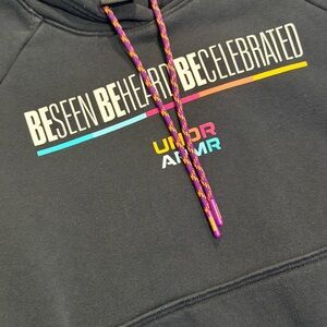 Under Armour Black Sweater with Colorful Accents